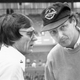A young Ecclestone and Niki Lauda in 1980. Photo credit AP